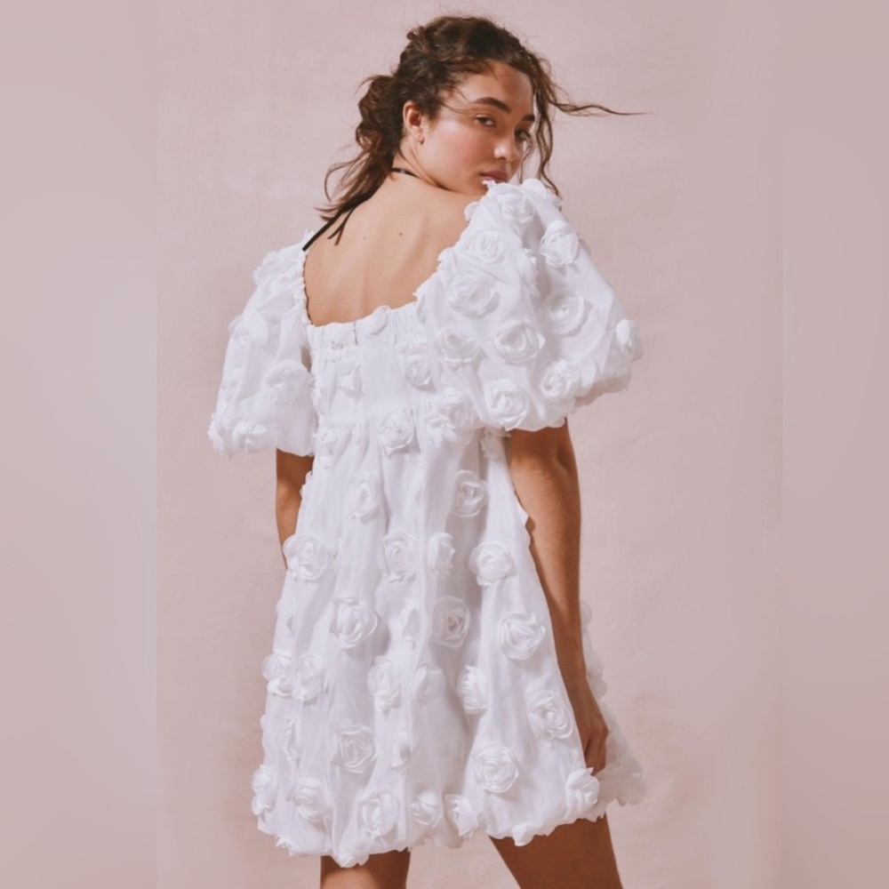 Sister Jane Dream White Babydoll Dress